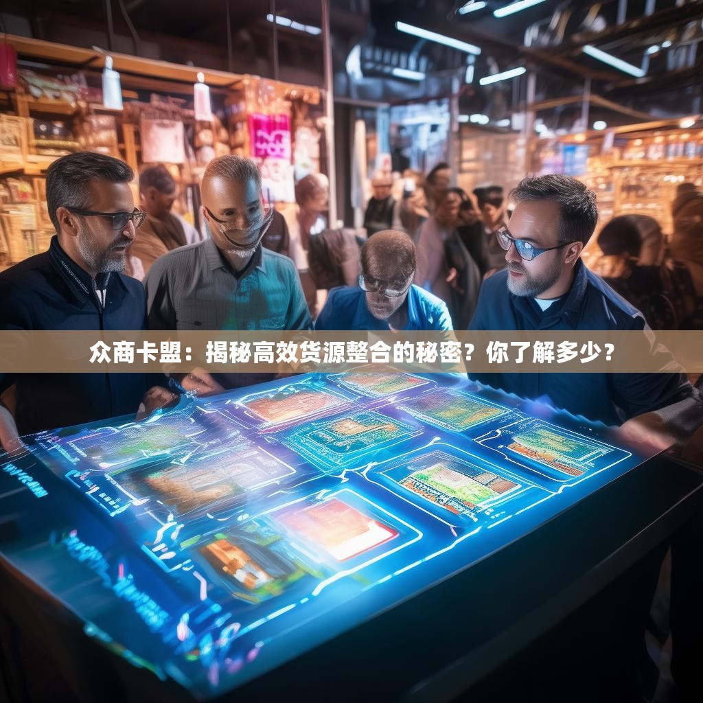 众商卡盟：揭秘高效货源整合的秘密？你了解多少？