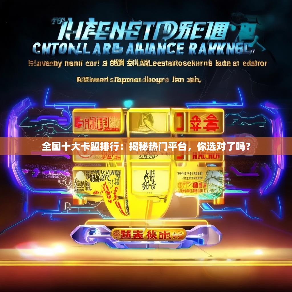 全国十大卡盟排行：揭秘热门平台，你选对了吗？