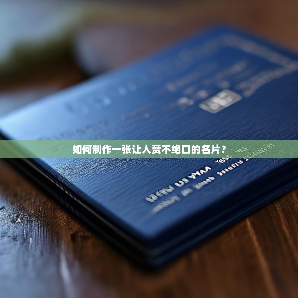 如何制作一张让人赞不绝口的名片？
