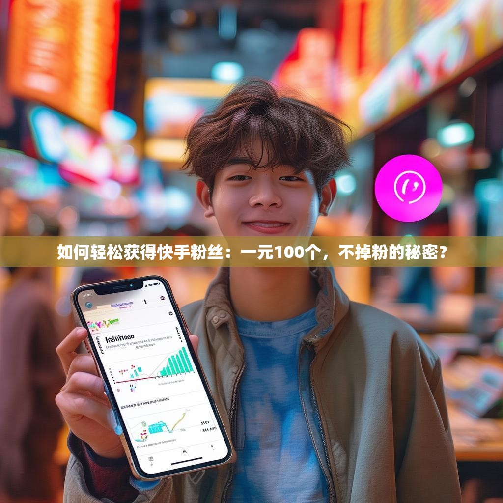 如何轻松获得快手粉丝：一元100个，不掉粉的秘密？