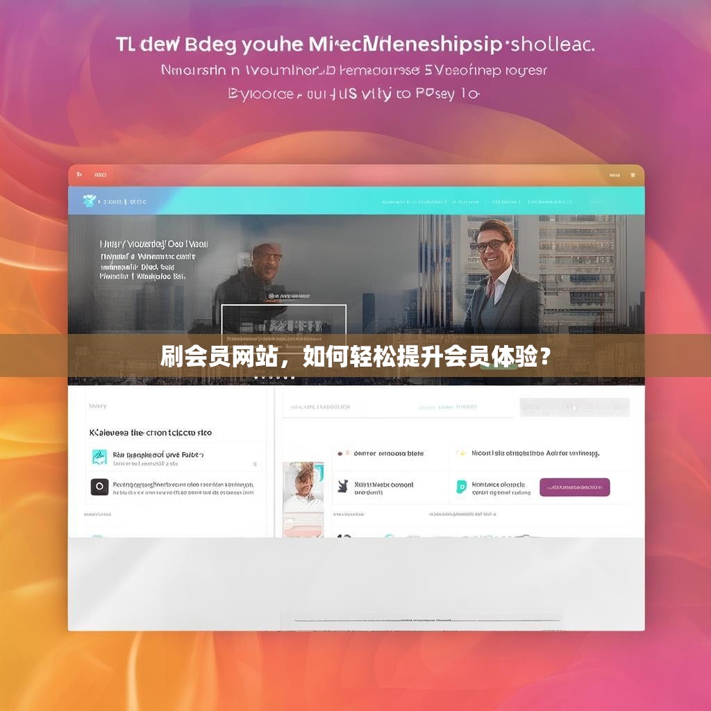 刷会员网站，如何轻松提升会员体验？