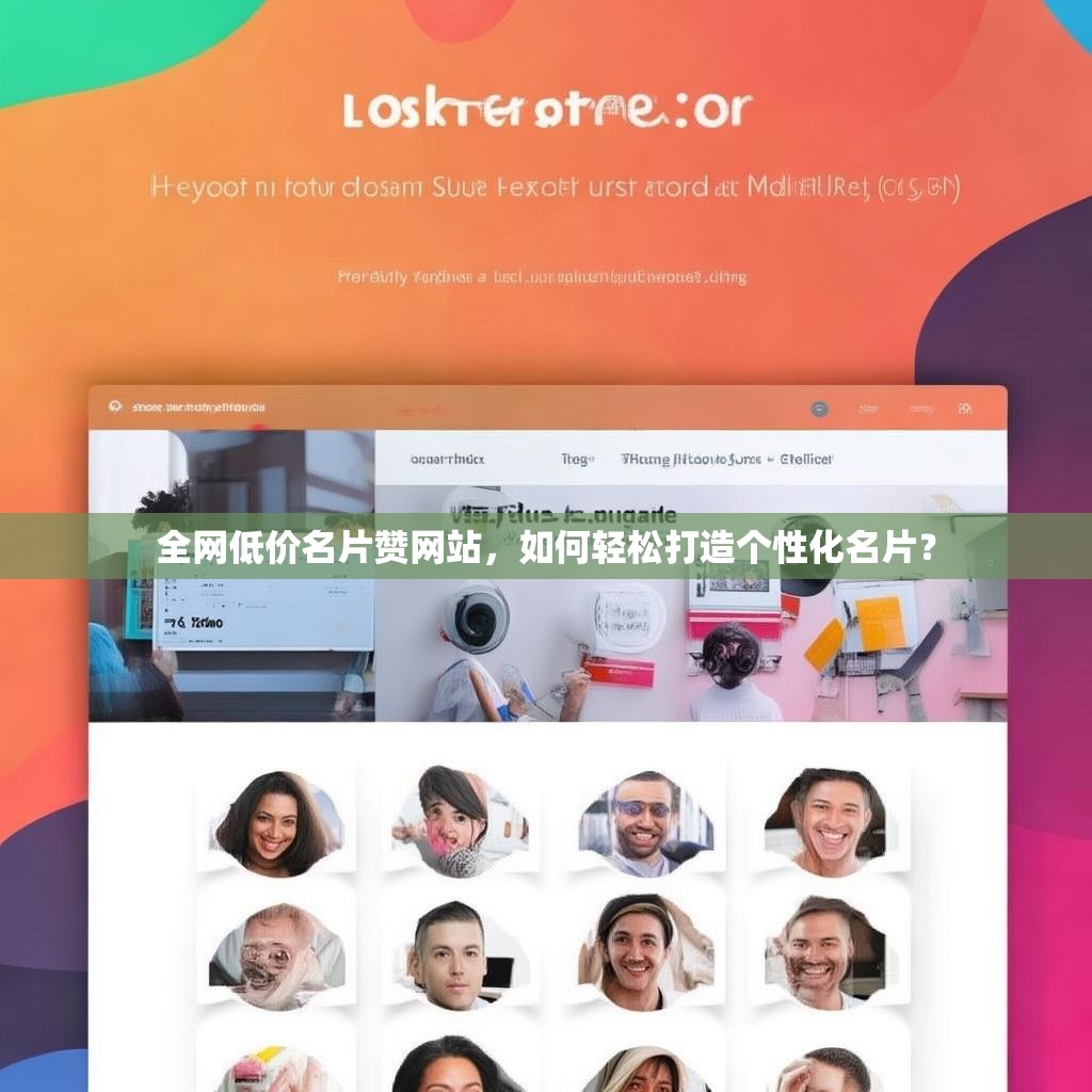 全网低价名片赞网站，如何轻松打造个性化名片？