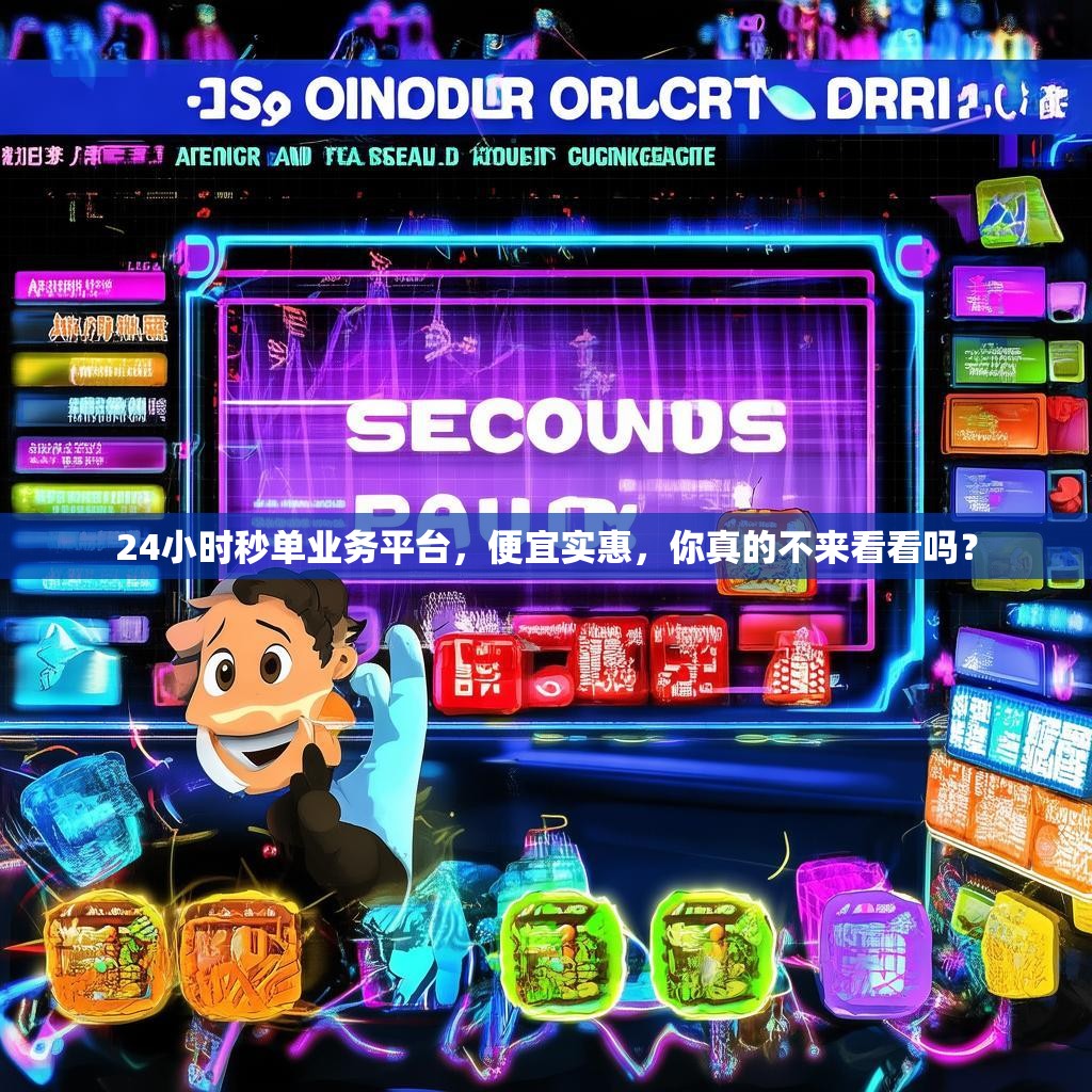 24小时秒单业务平台，便宜实惠，你真的不来看看吗？