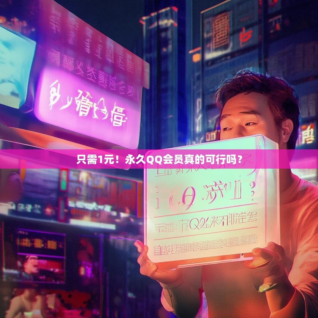 只需1元！永久QQ会员真的可行吗？