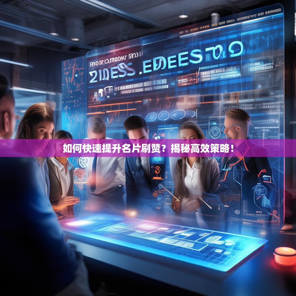 如何快速提升名片刷赞？揭秘高效策略！