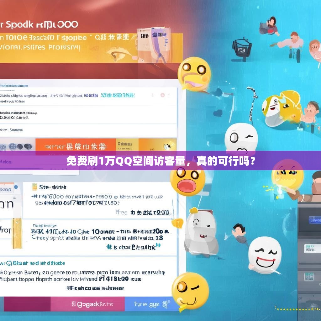 免费刷1万QQ空间访客量，真的可行吗？