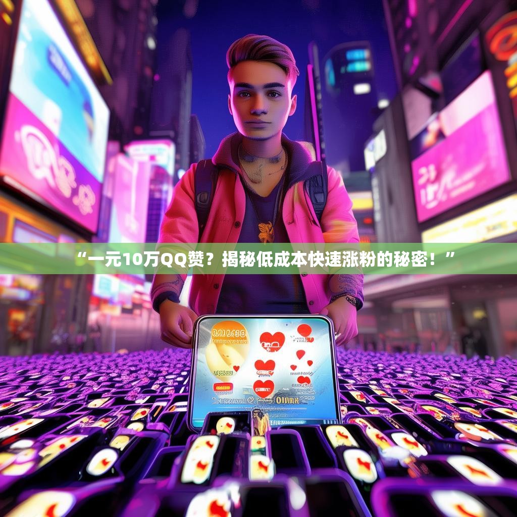 “一元10万QQ赞？揭秘低成本快速涨粉的秘密！”