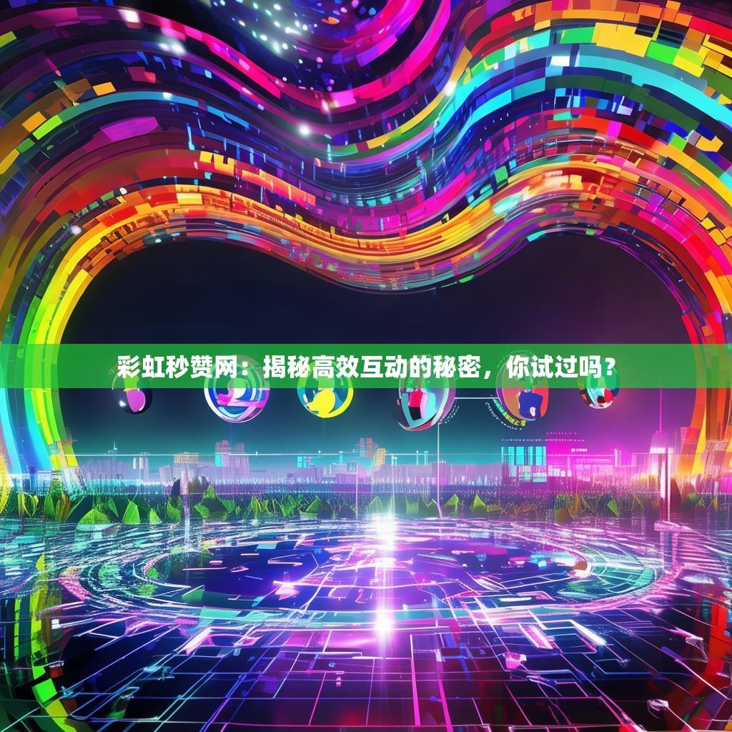 彩虹秒赞网：揭秘高效互动的秘密，你试过吗？