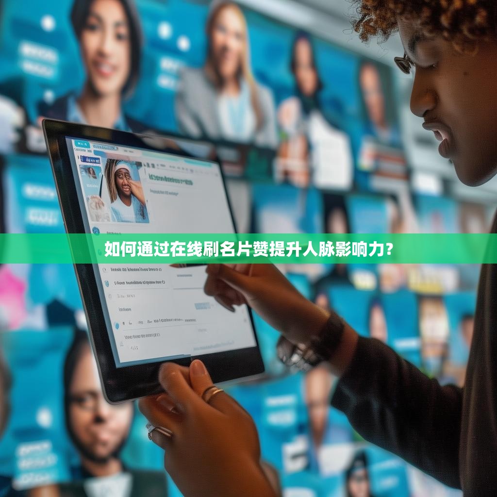 如何通过在线刷名片赞提升人脉影响力？