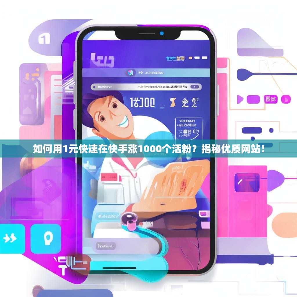 如何用1元快速在快手涨1000个活粉？揭秘优质网站！