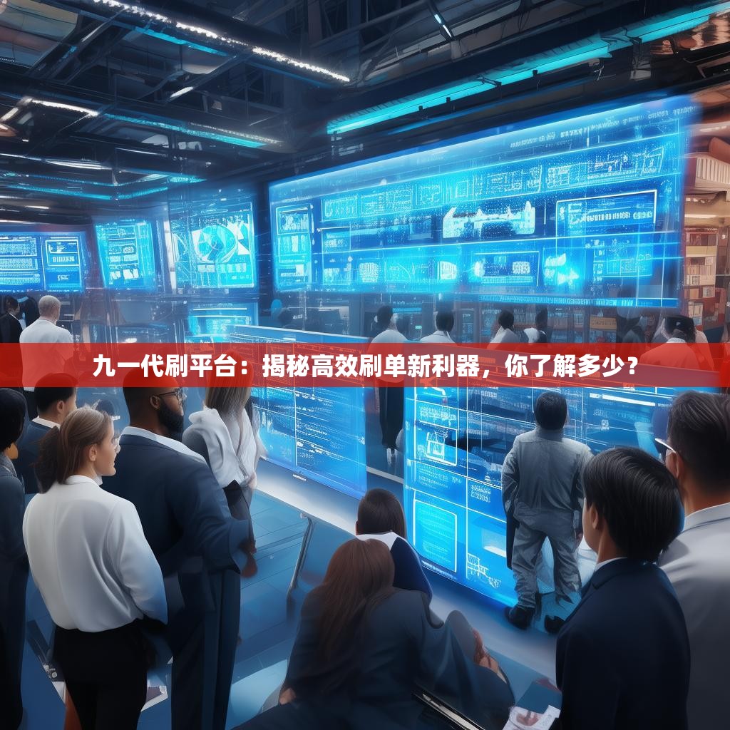 九一代刷平台：揭秘高效刷单新利器，你了解多少？