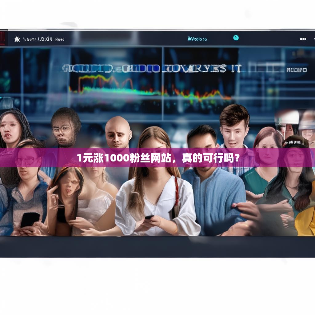1元涨1000粉丝网站，真的可行吗？