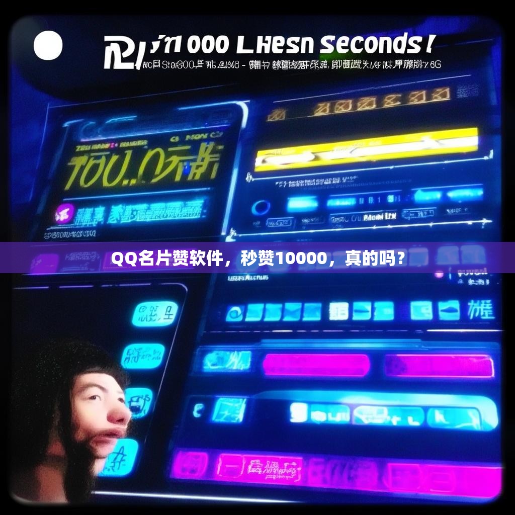 QQ名片赞软件，秒赞10000，真的吗？