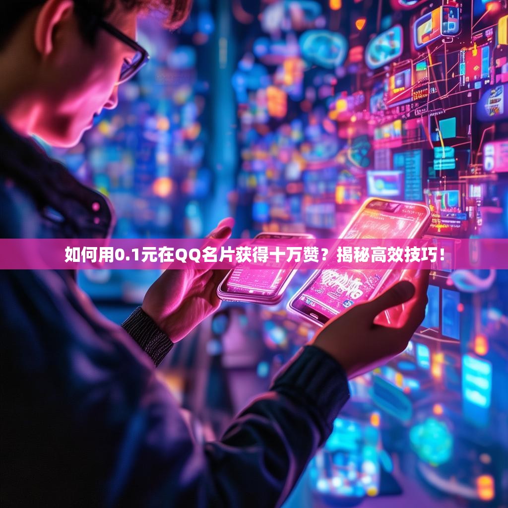 如何用0.1元在QQ名片获得十万赞？揭秘高效技巧！