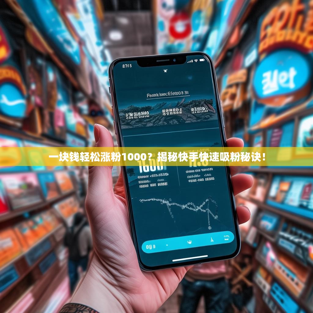 一块钱轻松涨粉1000？揭秘快手快速吸粉秘诀！