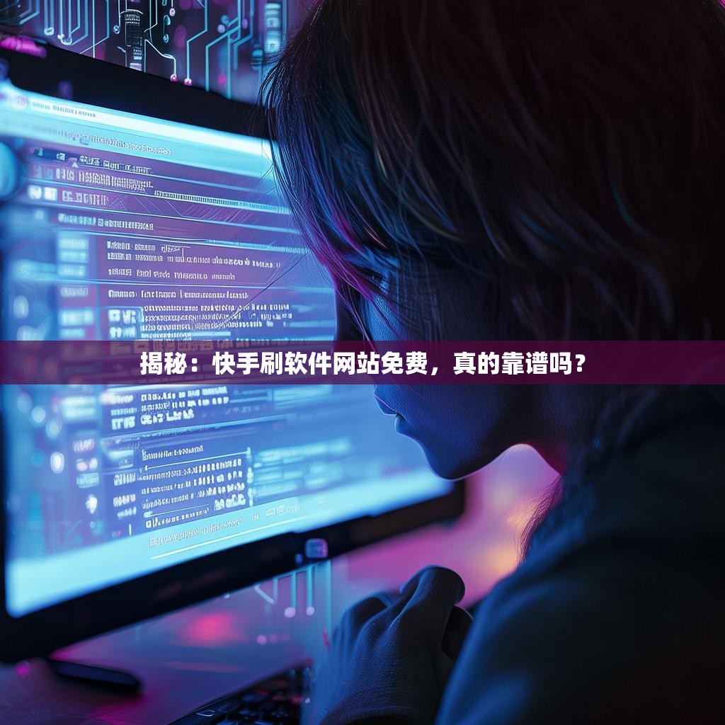揭秘：快手刷软件网站免费，真的靠谱吗？