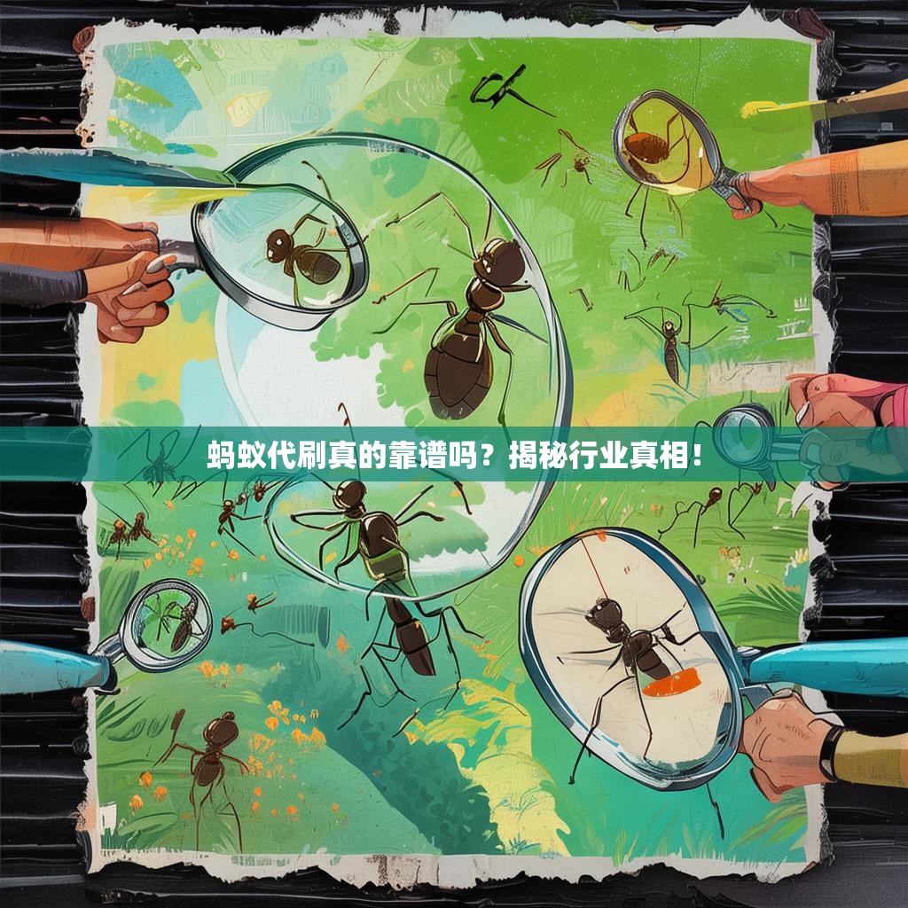 蚂蚁代刷真的靠谱吗？揭秘行业真相！