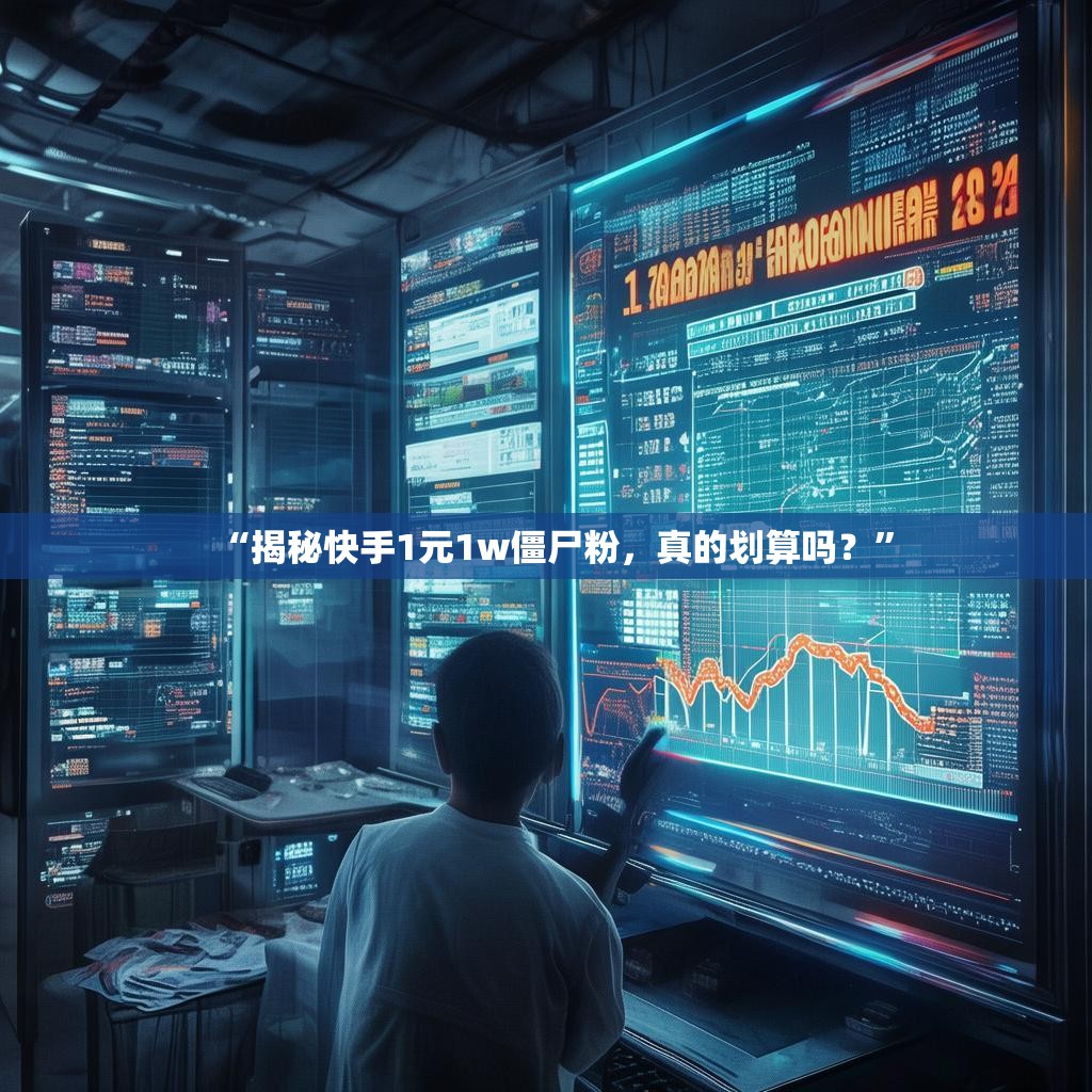 “揭秘快手1元1w僵尸粉，真的划算吗？”