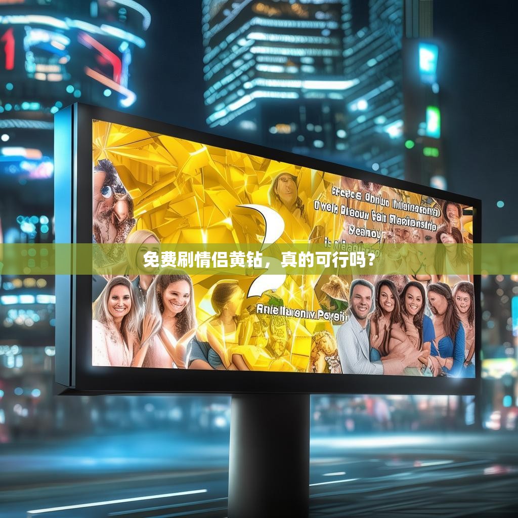 免费刷情侣黄钻，真的可行吗？