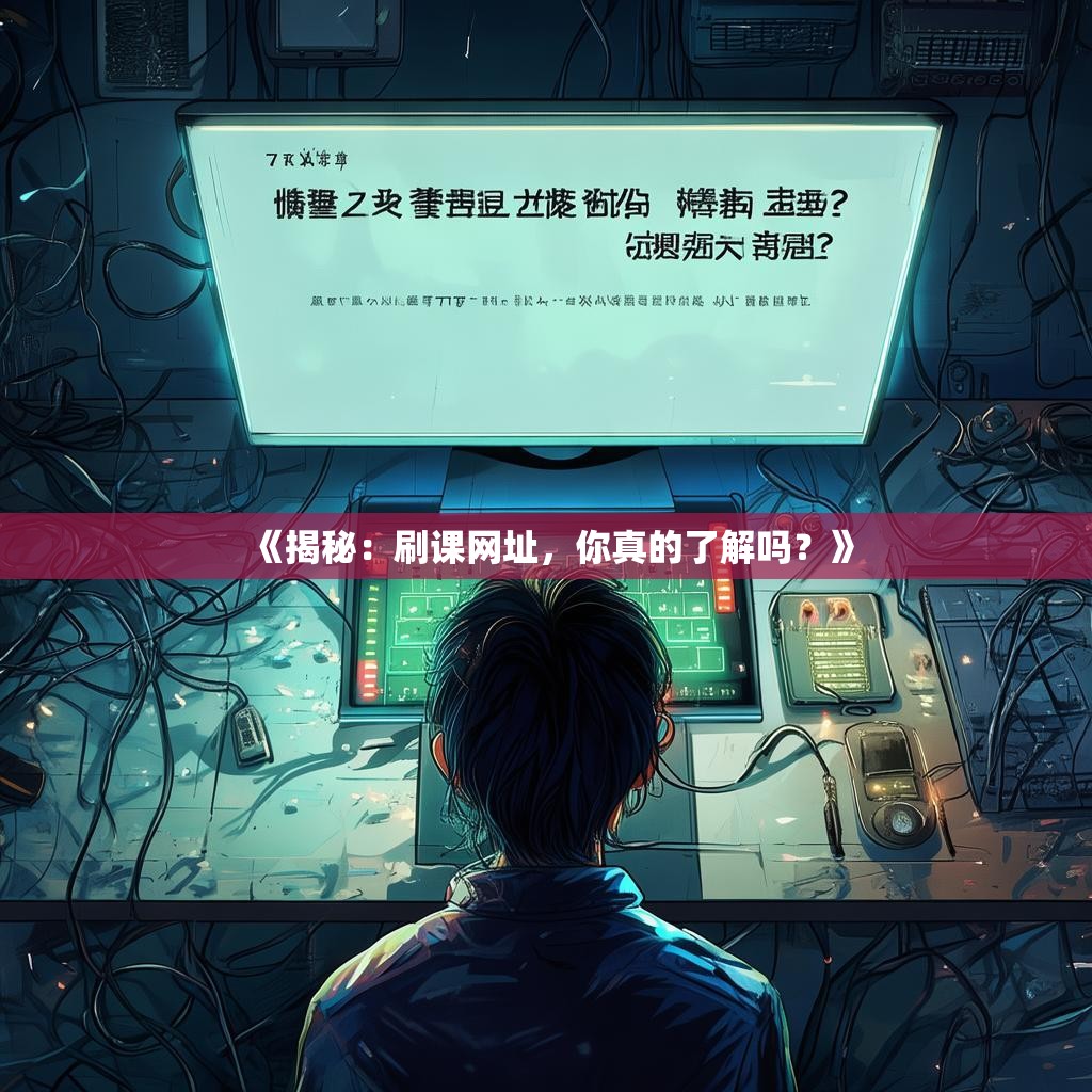 《揭秘：刷课网址，你真的了解吗？》
