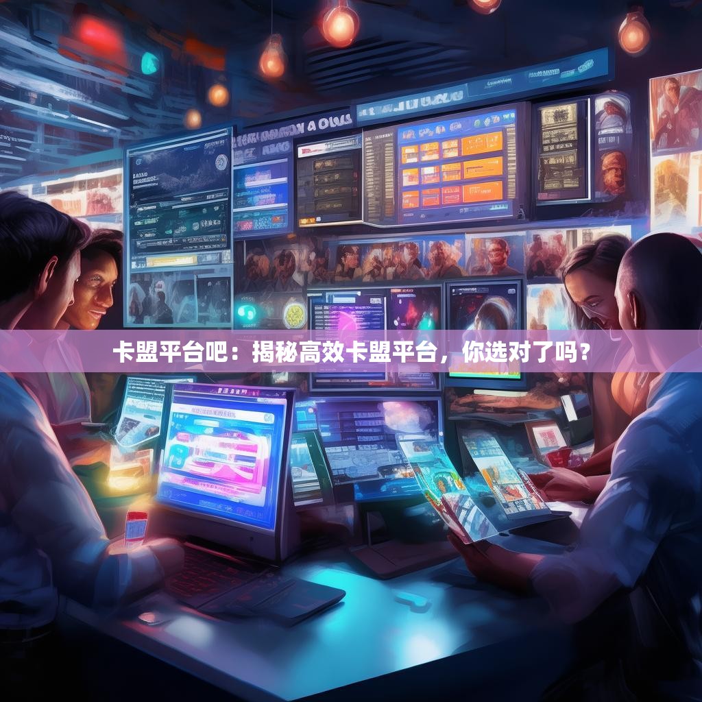 卡盟平台吧：揭秘高效卡盟平台，你选对了吗？