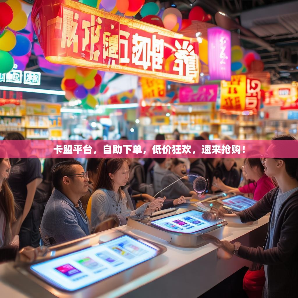 卡盟平台，自助下单，低价狂欢，速来抢购！