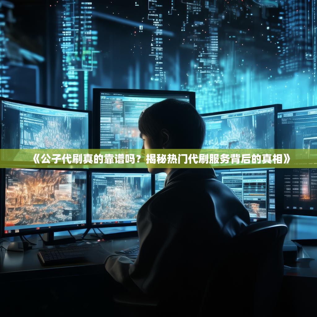 《公子代刷真的靠谱吗？揭秘热门代刷服务背后的真相》